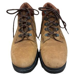 WOMEN’S DEXTER WATERPROOF HIKING BOOTS LEATHER LACE-UP SZ 9 M BROWN COMFORT